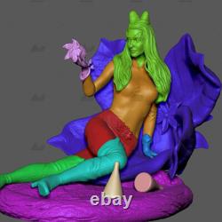 Poison Ivy Unassembled Unpainted 3D Printing Resin Model Kits Garage Kits