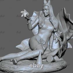 Poison Ivy Unassembled Unpainted 3D Printing Resin Model Kits Garage Kits