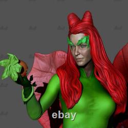 Poison Ivy Unassembled Unpainted 3D Printing Resin Model Kits Garage Kits