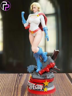 Power Girl DC 3D Print Figure Model Kit Unpainted Unassembled GK Statue