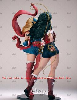 Princess Girl & Supergirl 16 Unpainted 34cmH Model Kit Unassembled 3D Printing