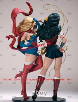 Princess Girl & Supergirl 16 Unpainted 34cmH Model Kit Unassembled 3D Printing