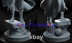 Princess Warrior 2 Heads 1/6 Figure 3D Printing Model Unpainted Unassembled 40cm