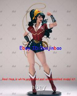 Princess Warrior and Superwoman 3D Print Model Kit Unpainted Unassembled 34cm GK