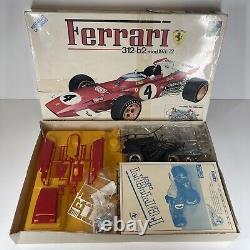 Protar Ferrari 312 B2 1971/72 1/12 Scale Plastic Model Car Kit Sport Rare AS IS