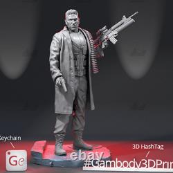 Punisher Gambody Unassembled Unpainted 3D Printing Resin Model Kits Garage Kits