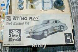 RARE AMT 1965 Corvette Stingray Fastback Slot Racking Kit Complete withEngine NIB