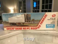 RARE- ERTL1978 Kit Great Dane 1/25th 40ft. Reefer trailer, new, unassembled