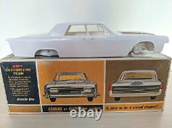 RARE! ORIGINAL ISSUE AMT 1964 LINCOLN CONTINENTAL HARDTOP Model Kit GORGEOUS