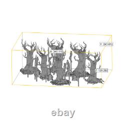 Railway miniature Scenery Model Kits-135-MKK35007T-1 sets Terror scenes