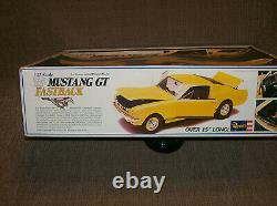 Rare 112 Scale Revell'65 Mustang GT Model Kit Mostly Unassembled Vintage Ford