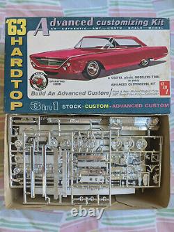 Rare! Original Issue Amt 1963 Chevy Impala Hardtop Model Kit Gorgeous L@@k