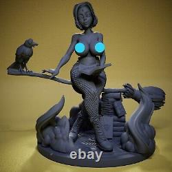 Raven Schoolgirl Resin 3D Printed Model Kit Unpainted Unassembled GK 2 Versions