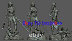 Red Sonja 1/6 Figure 3D Print Model Kit Beauty Woman Unpainted Unassembled 33cm