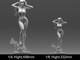 Red Vampirella 3D printed Model Kit Figure Unpainted Unassembled Resin GK