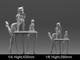 Retro 60s Cat Woman Figure Resin Model 3D printing Unpainted Unassembled GK Kit
