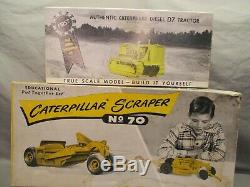 Reuhl Products CAT Scraper No. 70 & Greyshaw CAT D7 (2) Plastic Kits KA 54,55