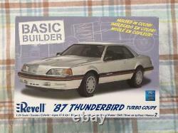 Revell 124 Scale Ford Thunderbird Turbo Coupe Plastic Model Kit Unassembled