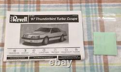 Revell 124 Scale Ford Thunderbird Turbo Coupe Plastic Model Kit Unassembled