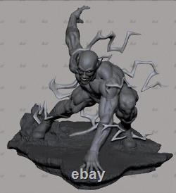 Reverse flash 1/6 Scale 25x33cm Unpainted Resin Model Kits Unassembled 3DPrinted