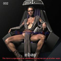 Rey On Chair 1/6 Figure 3D Printing Model Kit Unpainted Unassembled 31cm 002 Ver