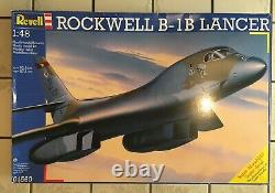 Rockwell B-1B Lancer 1/48 scale Revell unassembled aircraft kit#045560