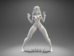 Rogue Sexy Girl Resin Model 3D printing Kit Unpainted Unassembled GK NSFW