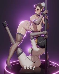 Rushzilla Yor & Chun Pole Dancers Resin 14-124 Unpainted Model Kit Rushzilla Yor & Chun Pole Dancers Resin 14-124 Unpainted Model Kit