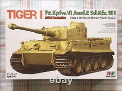 Rye Field Model 135 Scale Tiger I Military Tank Plastic Model Kit Unassembled