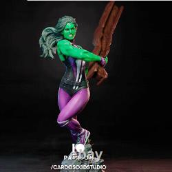 SHE HULK Unassembled Unpainted 3D Printing Resin Model Kits Garage Kits