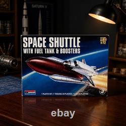 SPACE SHUTTLE withFUEL TANK &BOOSTER MONOGRAM KIT 172 Bob Crippen Signature Plate