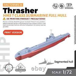 SSC72958S-A 1/72 Military Model Kit HMS T Class Submarine Thrasher Full Hull