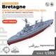 SSMODEL 1/350 Military Model Kit France Navy Bretagne Battleship FULL HULL