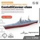 SSMODEL 1/350 Military Model Kit Italy ConteDiCavour-class Battleship FULL HULL