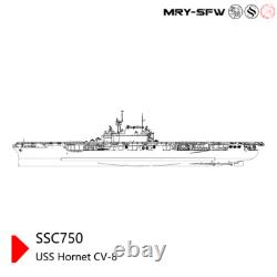 SSMODEL 1/350 Military Model Kit USS Hornet CV-8 Aircraft Carrier Full Hull