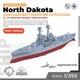 SSMODEL 1/350 Model Kit USN North Dakota Class Battleship BB-29 FULL HULL