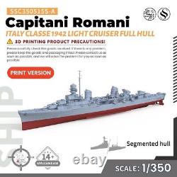 SSMODEL SSC350515S-A 1/350 Military Model Kit Italy Capitani Romani Classe 1942