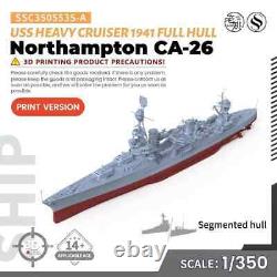 SSMODEL SSC350553S-A Model Kit USS Northampton CA-26 Heavy Cruiser FULL HULL