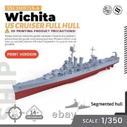 SSMODEL SSC350571S-A 1/350 Military Model Kit US Wichita Cruiser FULL HULL
