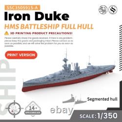 SSMODEL SSC350591S-A 1/350 Military Model Kit HMS Iron Duke Battleship Full Hull