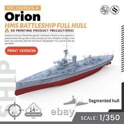 SSMODEL SSC350592S-A 1/350 Military Model Kit HMS Orion Battleship Full Hull