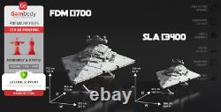 STAR WARS 11700 Star Destroyer 3D PRINTED Kit Unpainted/Unassembled 37.2in long