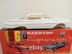 SUPER RARE! ORIGINAL ISSUE SMP AMT 1961 CHEVY HARDTOP Model Car Kit GORGEOUS