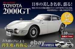 Sale! DeAGOSTINI TOYOTA 2000GT Grand Tourer 1/10 Scale Unassembled Model Kit Set