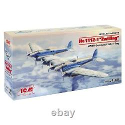 Scale 1/48 ICM 48260 He 111Z-1 Zwilling WWII German Glider Tug Plastic Model Kit