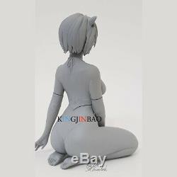 Scale 1/8th Unpainted Cat Ear Artificial Resin Unassembled Garage Kit Model Toys