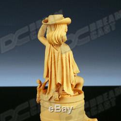 Scale 1/9 Unpainted COWGIRL LIVE Unassembled Resin Cast Figure Garage Kit Model