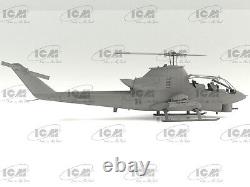 Scale model kit 1/32 ICM 32063 US Helicopter AH-1G Arctic Cobra Plastic model
