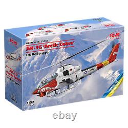 Scale model kit 1/32 ICM 32063 US Helicopter AH-1G Arctic Cobra Plastic model