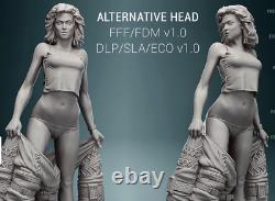 Sexy Ellen Ripley 3d Printed Model Unassembled Unpainted 1/12-1/3